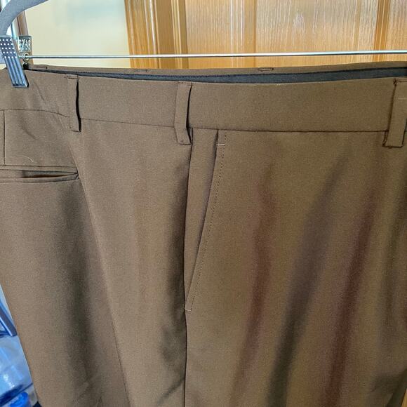 Haband size 48X30 men’s dress pants brown slacks preowned good condition - Picture 2 of 4